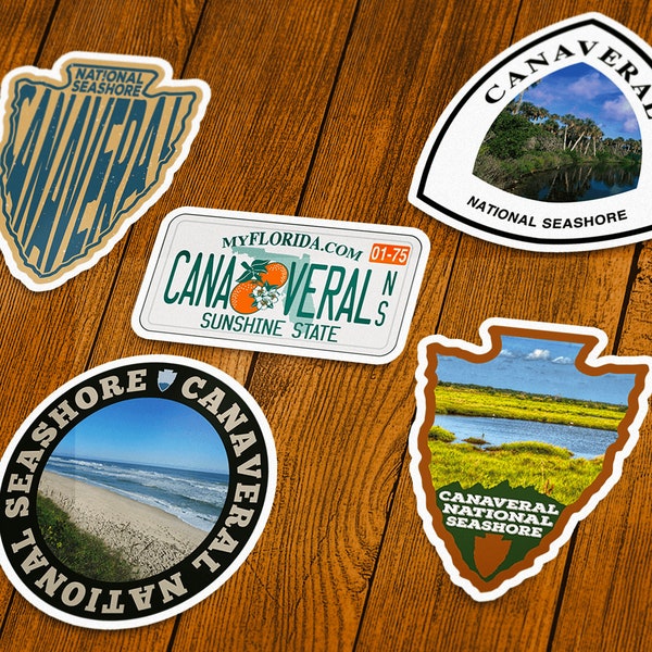 Canaveral National Seashore Vinyl Sticker | Choose 1 Decal or Get them All!