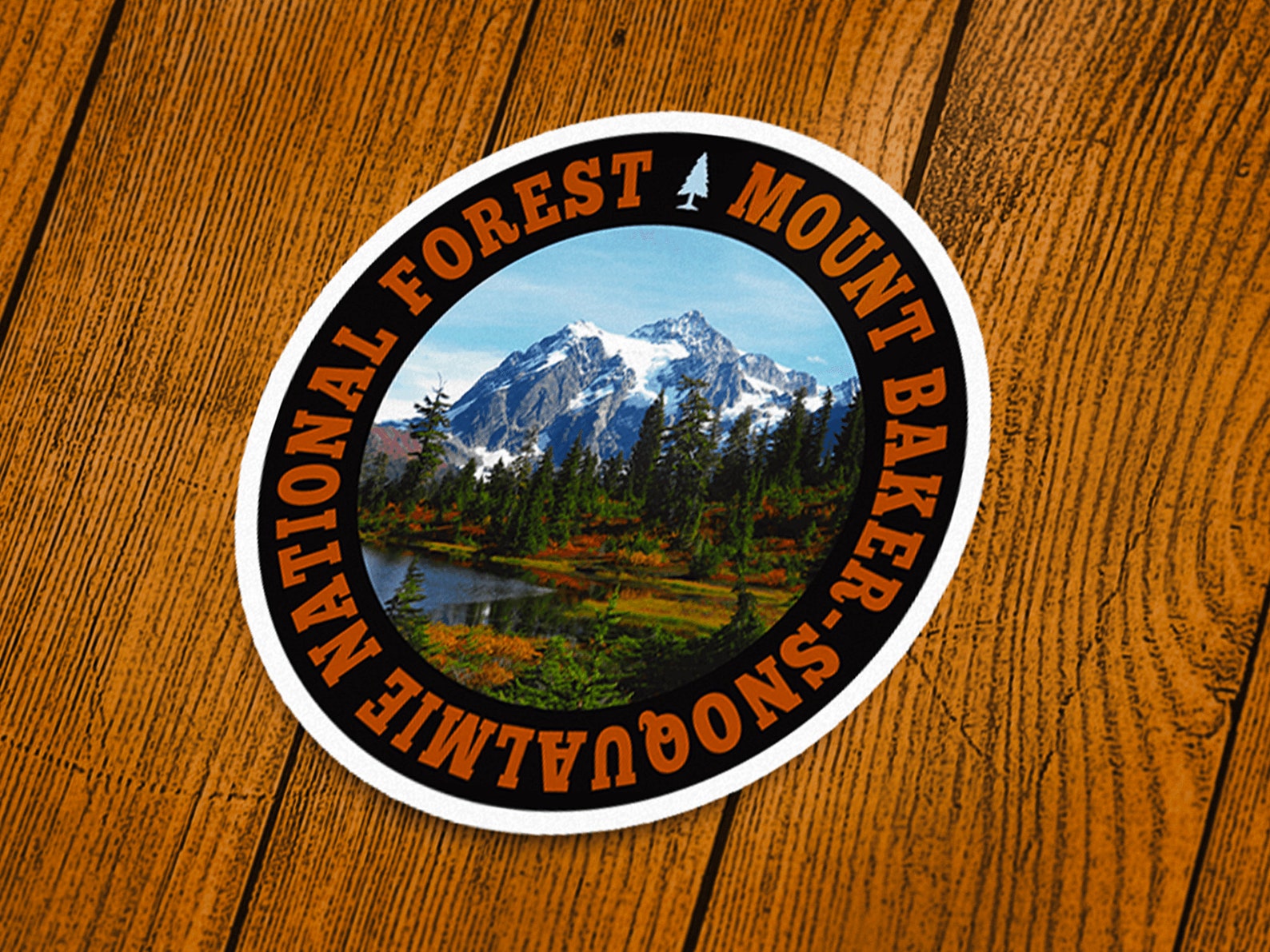 Mount BakerSnoqualmie National Forest Vinyl Sticker Choose Etsy