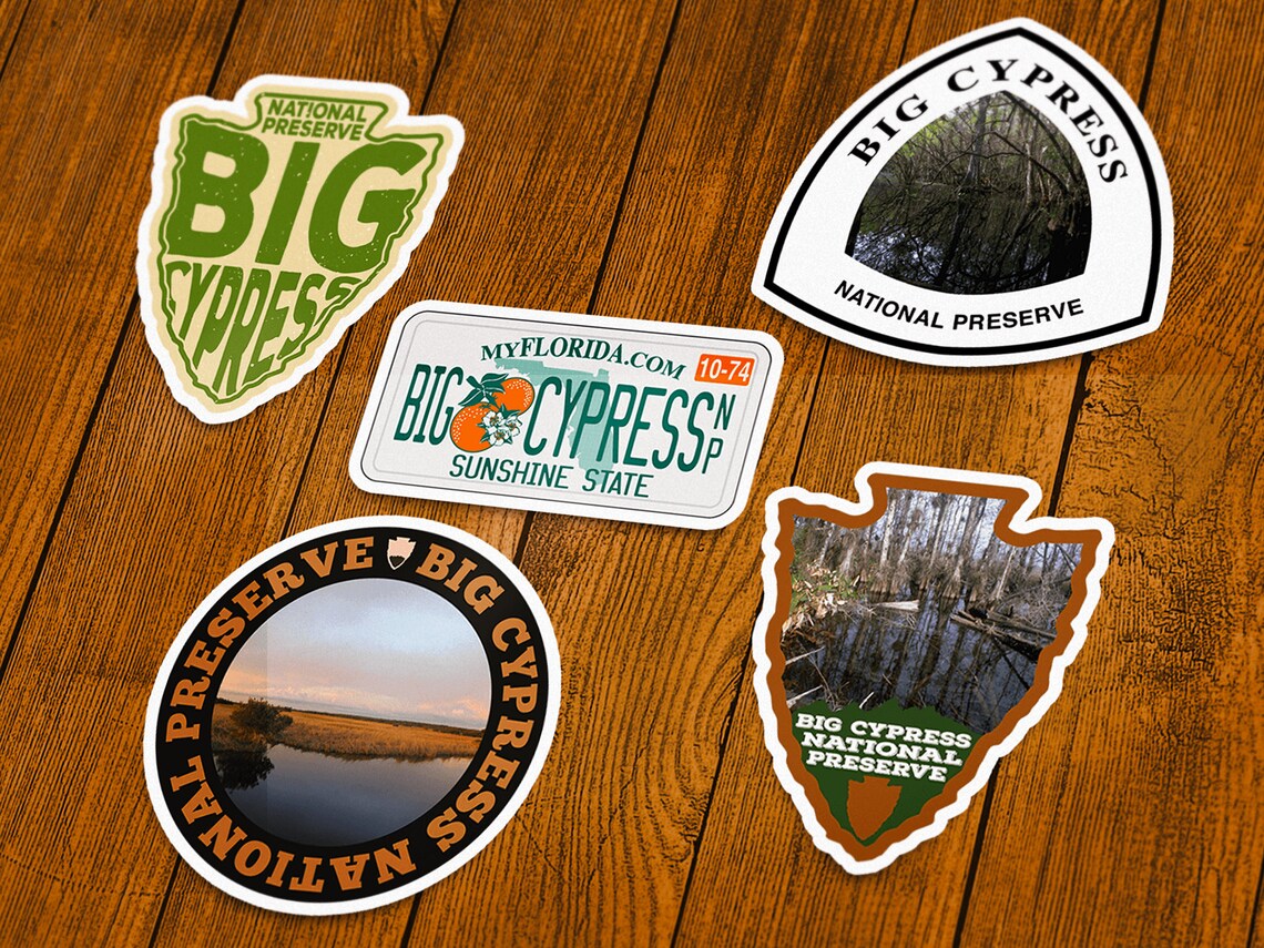 Big Cypress National Preserve Vinyl Sticker Choose 1 Decal Etsy