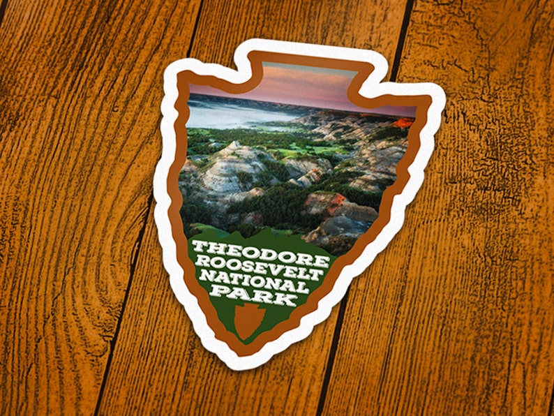 Theodore Roosevelt National Park Vinyl Sticker Choose 1 Decal or Get them All!