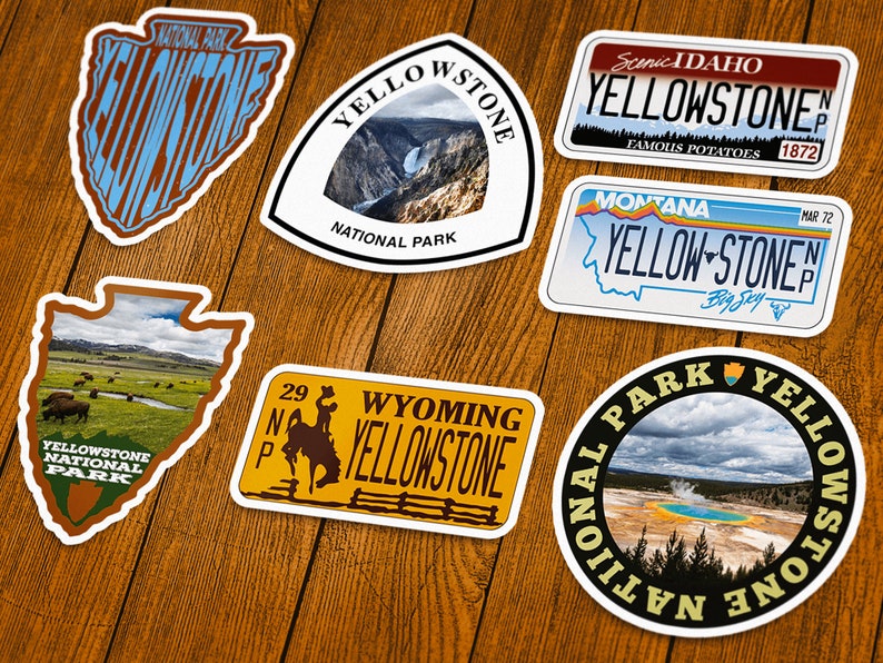 Yellowstone Club Sticker Yellowstone National Park Vinyl Sticker Choose 1 Decal or - Etsy