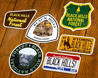Black Hills National Forest Vinyl Sticker | Choose 1 Decal or Get them All!