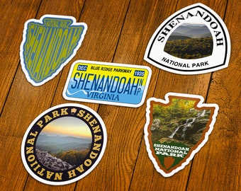 Shenandoah National Park Vinyl Sticker | Choose 1 Decal or Get them All!