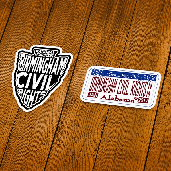 Birmingham Civil Rights National Monument Vinyl Sticker | Choose 1 Decal or Get them All!