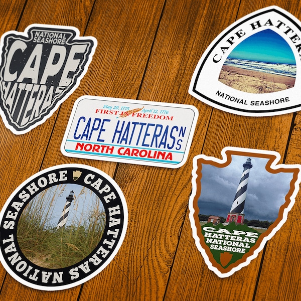 Cape Hatteras National Seashore Vinyl Sticker | Choose 1 Decal or Get them All!