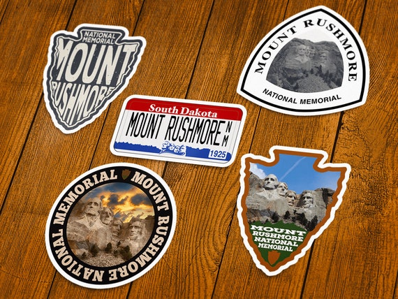 Mount Rushmore National Memorial Vinyl Sticker | Choose 1 Decal or Get them All!