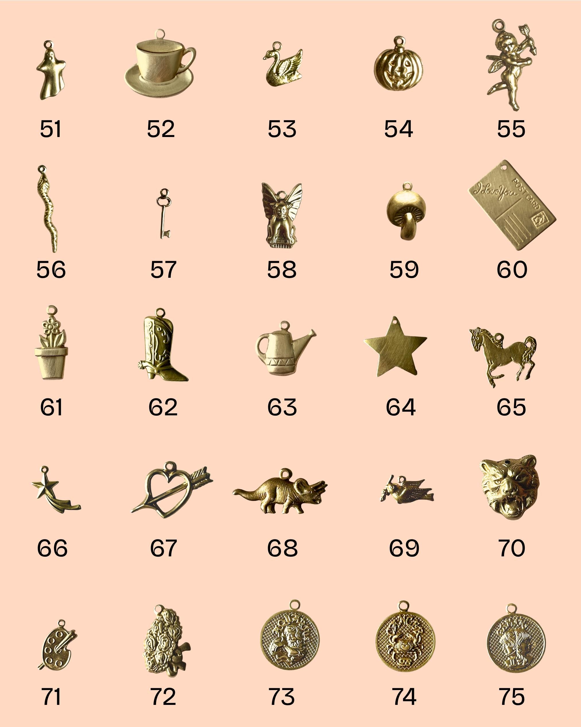 Build Your Own Vintage Charm Bundle | DIY Customizable for Necklace or ...