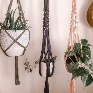 Macrame Plant Hanger | Boho Plant Hanger | Boho Decor | Indoor Plant Hanger | Hanging Planter | Plant Lover Gift | Indoor Plant Holder