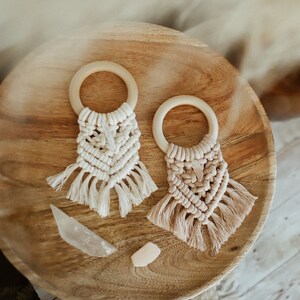 Quartz Aria Diffuser Charm  |  Aria Diffuser Cover  |  Crystal & Macrame Diffuser Cover