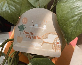 Homeopathic Boho Sticker