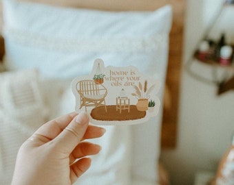 Home Is Where your Oils Are Sticker