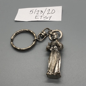 Vintage Religious key ring