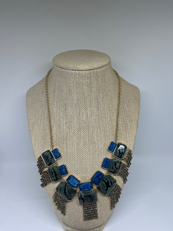 Vintage INC necklace and pierced earrings set - image 3