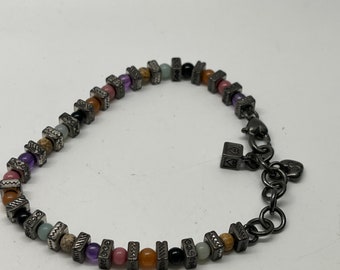 Vintage Brighton confetti bracelet