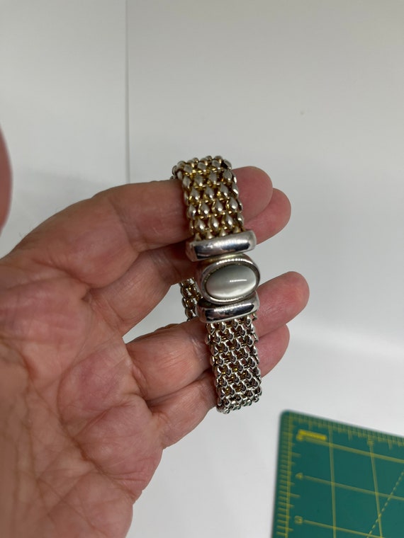 Vintage Silvertone bracelet - image 7