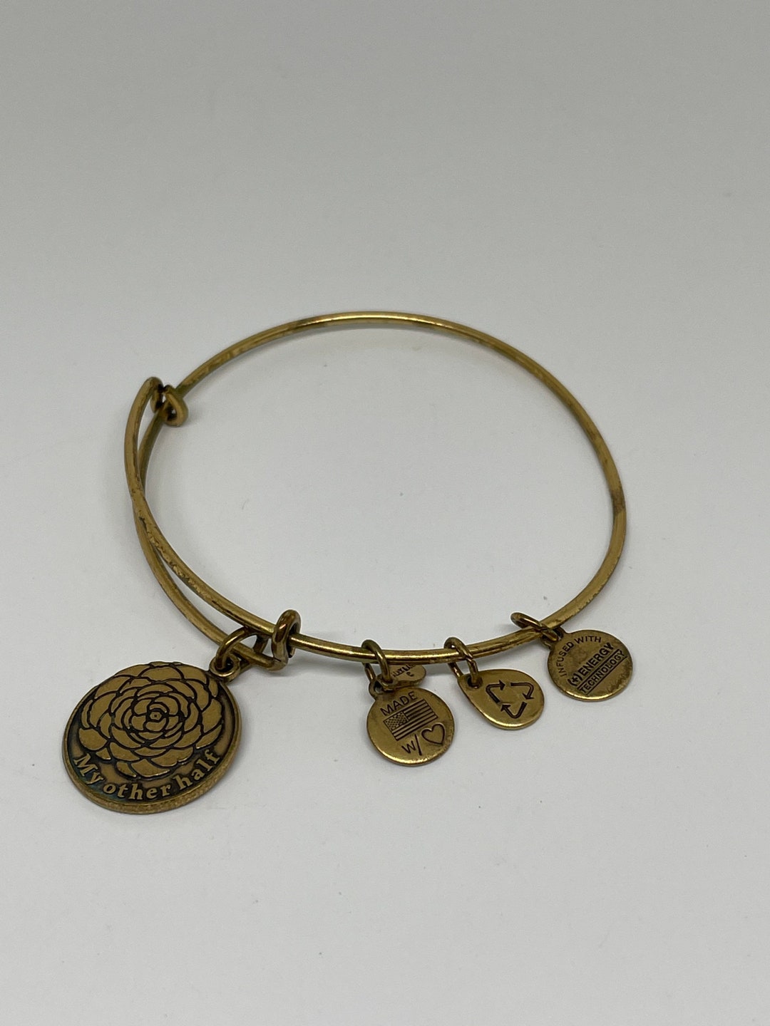 Vintage Alex and Ani My Other Half Bracelet