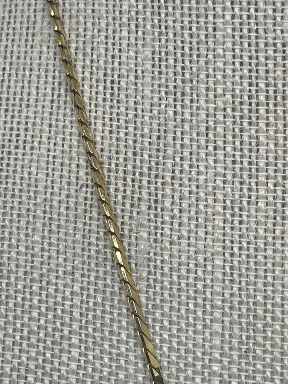 Vintage Napier goldtone chain necklace - image 2