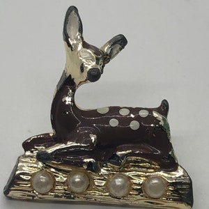 Vintage deer pin