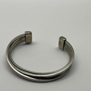 Vintage Lia Silvertone bracelet