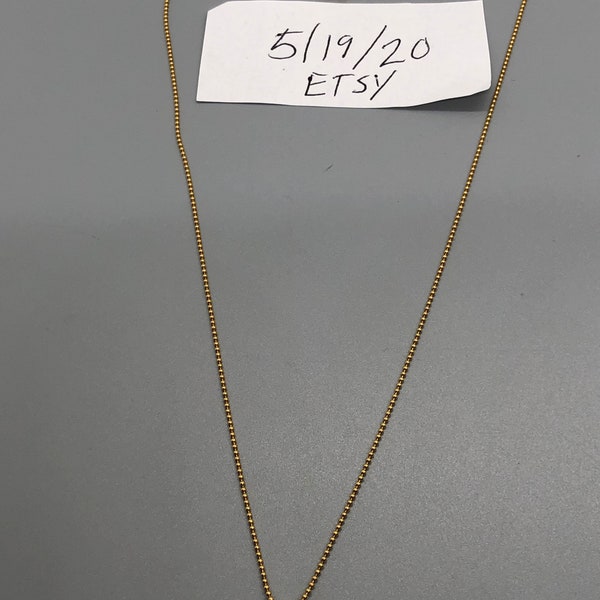 Vintage goldtone heart chain Nine West