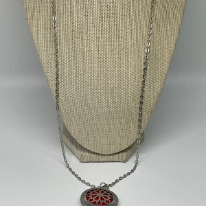 Vintage essential oil diffuser necklace