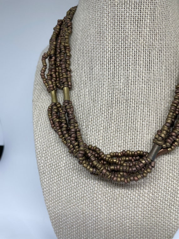 Vintage multi layer necklace - image 2