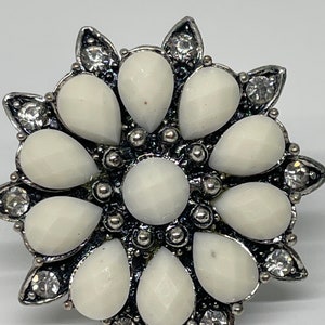 Vintage rhinestone ring