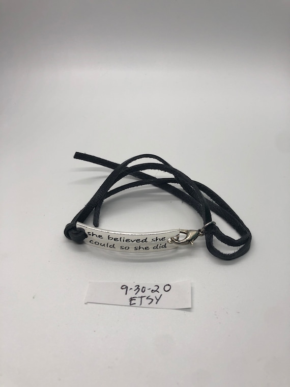 Bracelet: She believed she could so she did bracelet