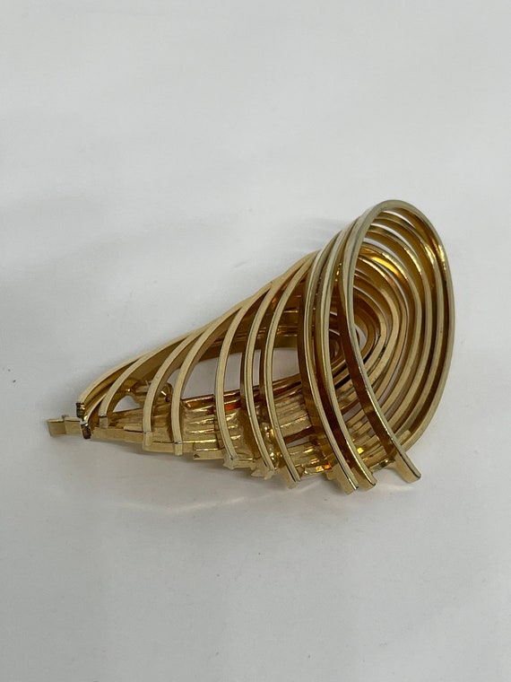 Vintage goldtone brooch - image 5