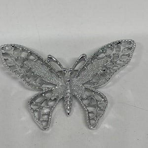Vintage Sarah Coventry butterfly Silvertone pin