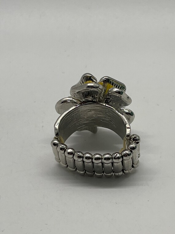 Pretty floral ring size adjustable - image 2