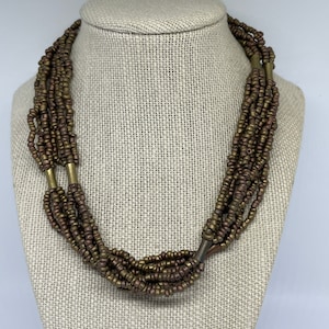 Vintage multi layer necklace