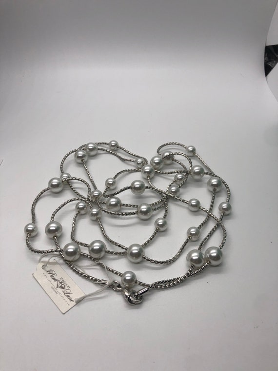 Vintage Jewels by Parklane Silvertone necklace - image 5