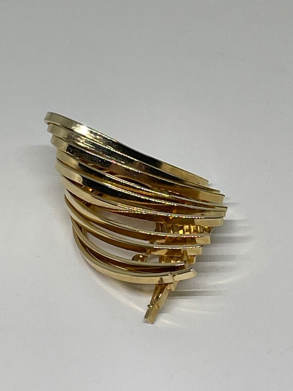 Vintage goldtone brooch - image 1