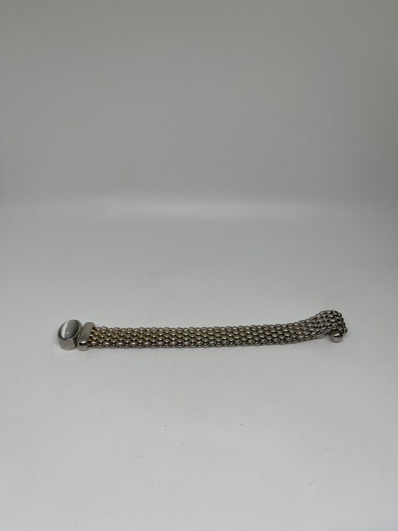 Vintage Silvertone bracelet - image 4