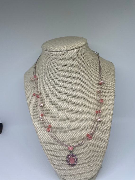 Vintage VCLM beaded necklace - image 1