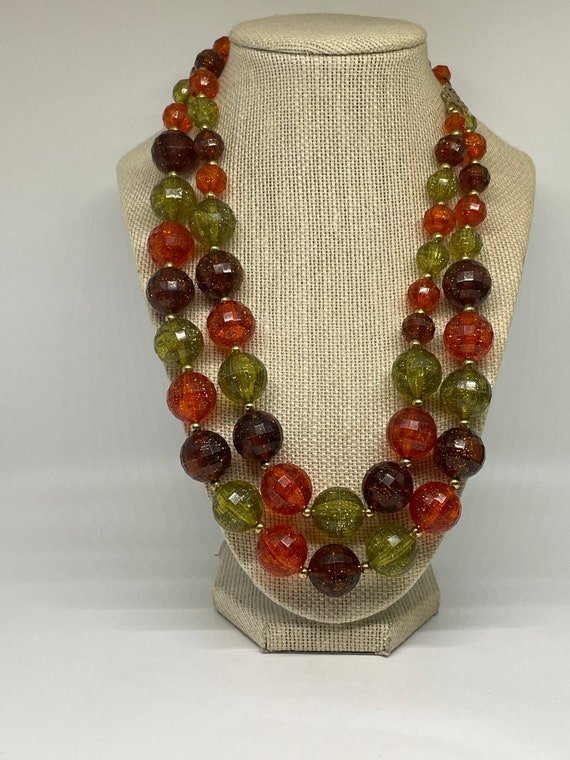 Vintage beautiful colorful necklace