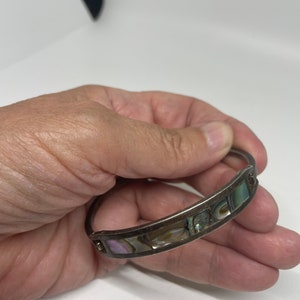 Vintage alpaca Mexico bracelet