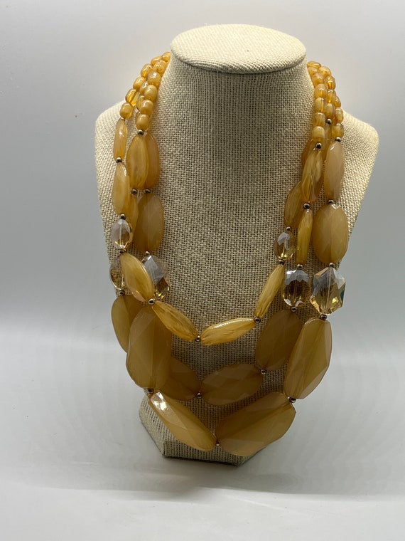Cross Pearl Multi-Layer Necklace