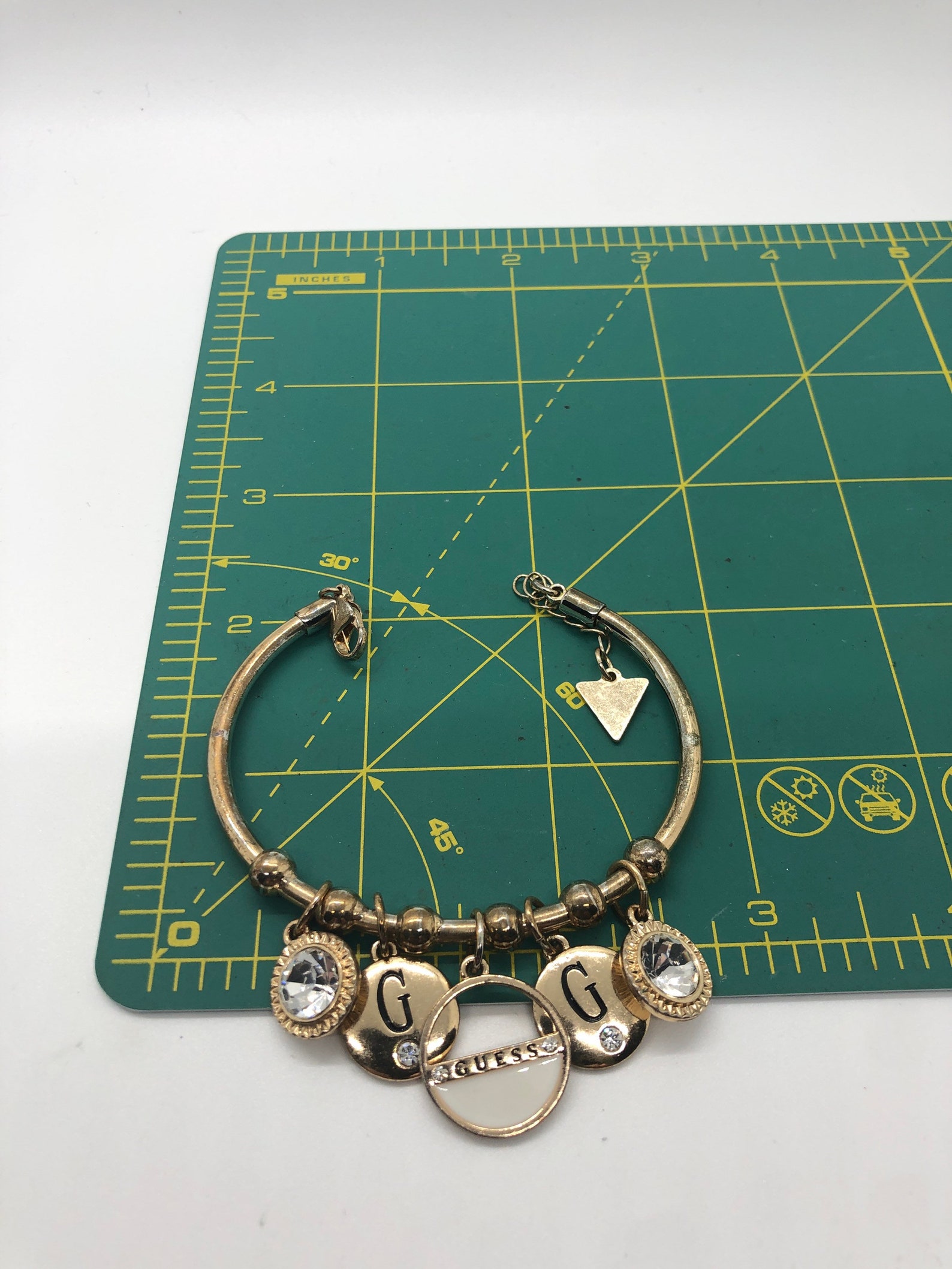 Vintage Guess charm bracelet Etsy