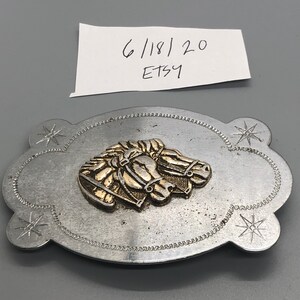 Vintage horse belt buckle