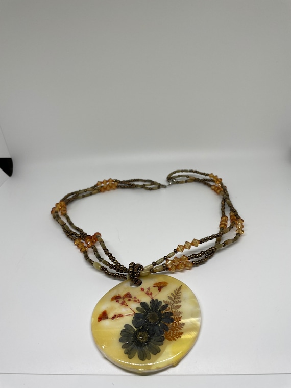 Vintage unique pendant necklace
