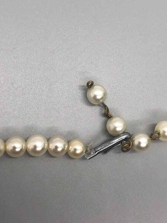 Vintage Faux Pearl Necklace Marked Japan - Etsy