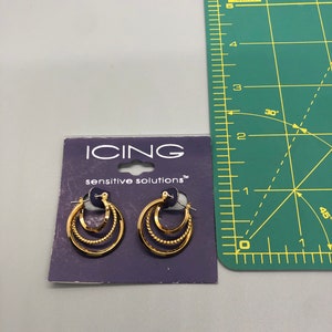pierced goldtone