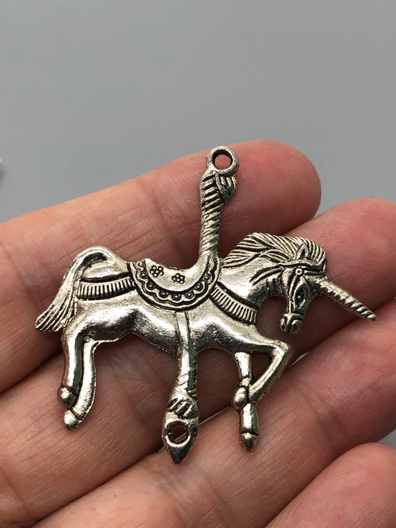 Vintage unicorn pendant - image 2