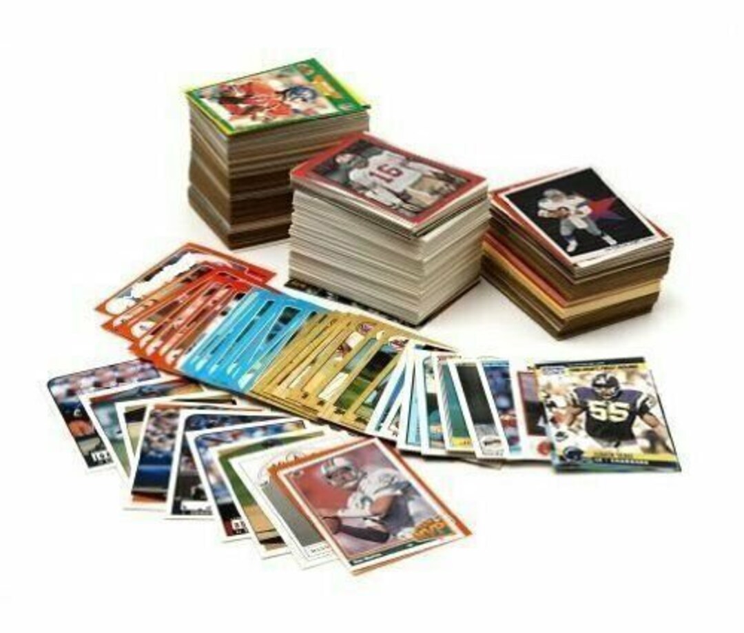 Superior Sports Investments HUGE LOT 500 NFL Football Cards in a Gift Box W/ Cards From 90s to