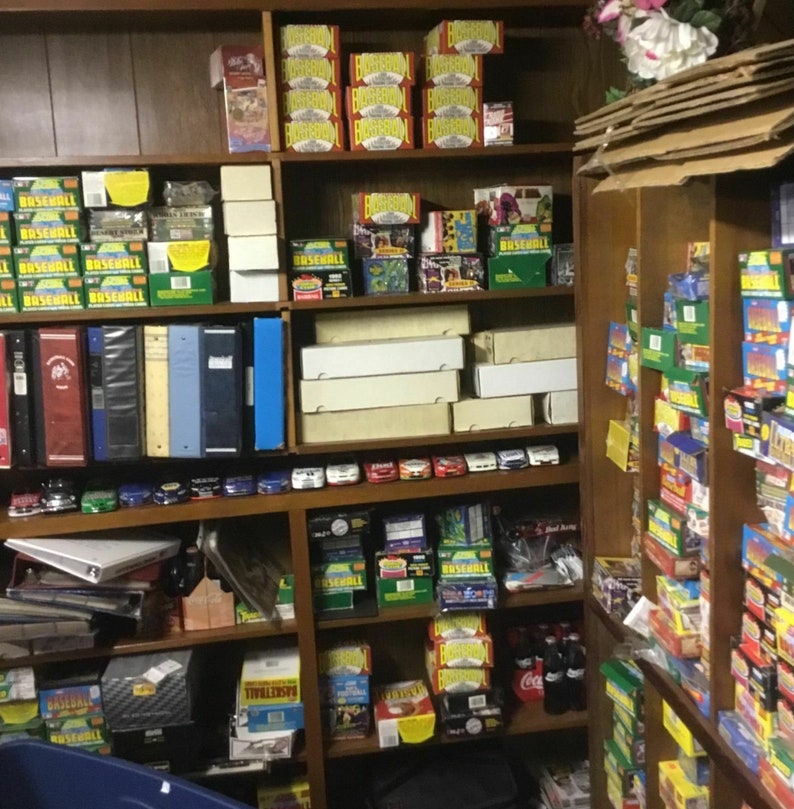 Huge Sportscards Collection Storage Unit Find. Over 2 Million Etsy