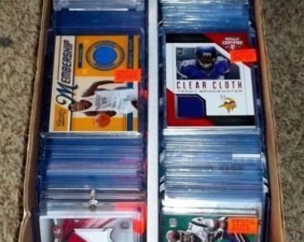 Lot of Old Football Cards Jersey Autograph Cards Estate Liquidation | Superior Sports Investments