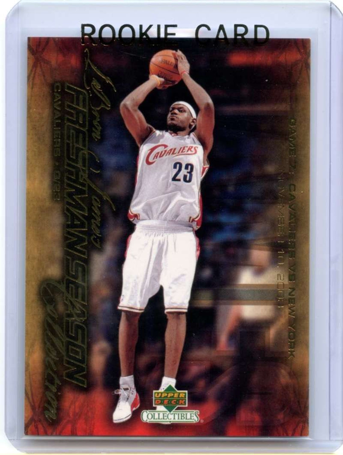 upper deck rivals lebron james rookie card
