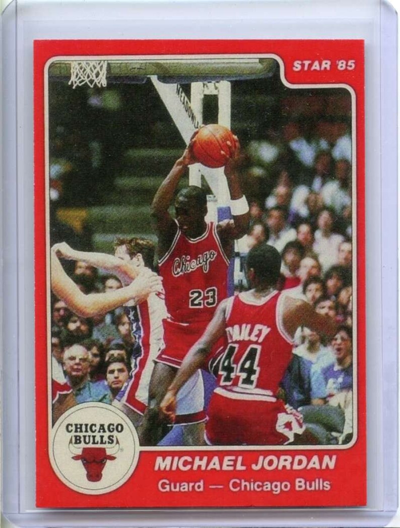 star 85 michael jordan card